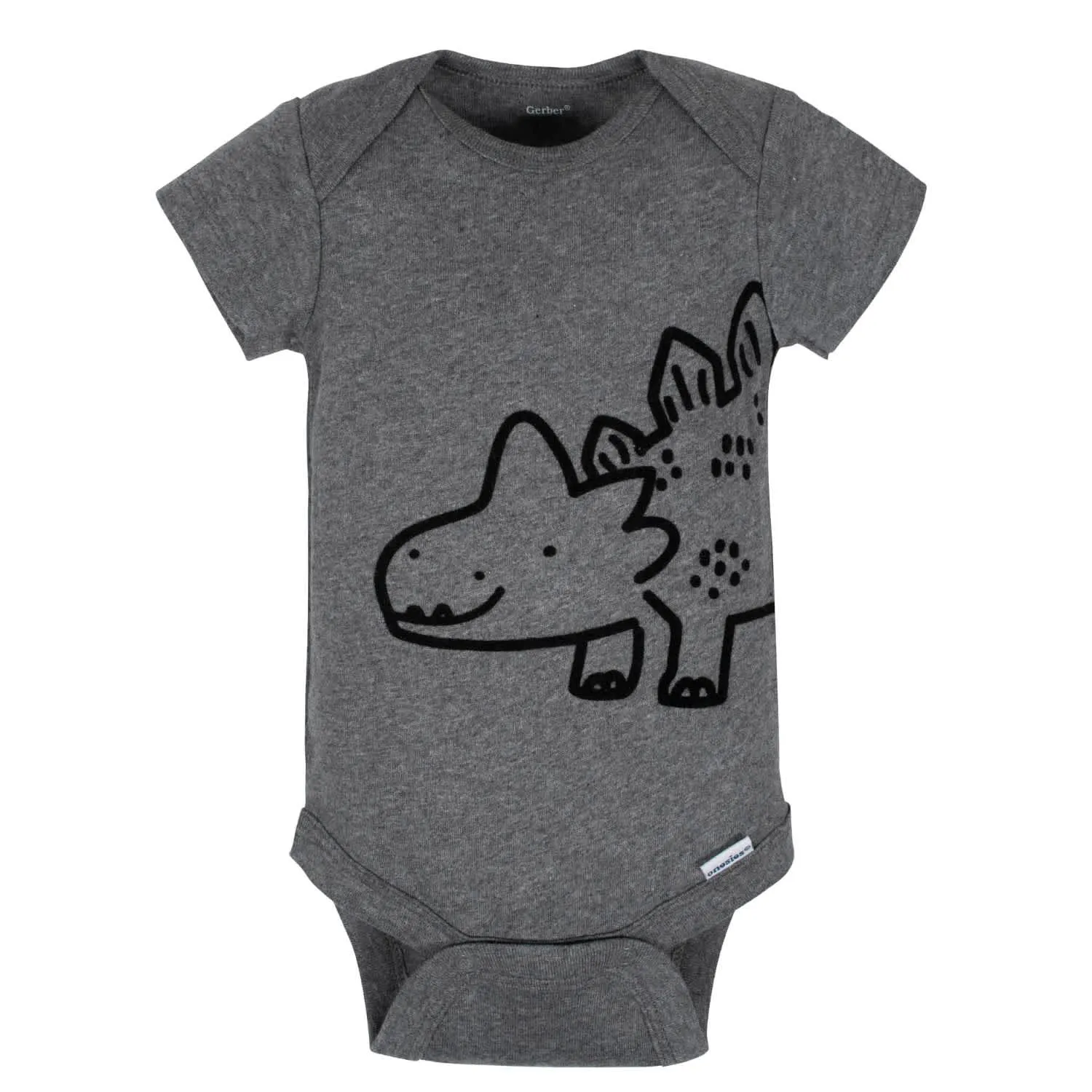 Organic 3-Pack Baby Boys Dino Short Sleeve Onesies® Bodysuits