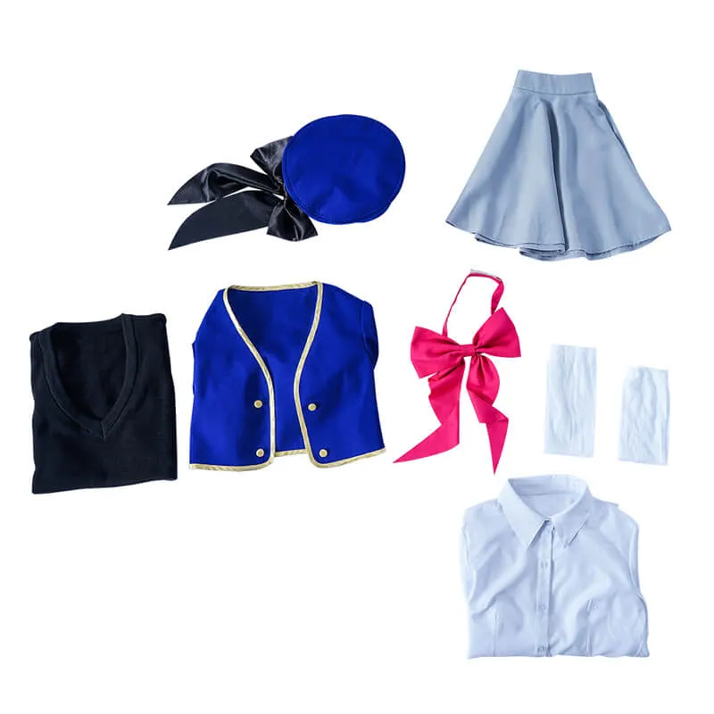Oshi No Ko Hoshino Cosplay Uniform Halloween Party Suit with Hat ACcosplay