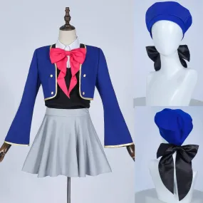 Oshi No Ko Hoshino Cosplay Uniform Halloween Party Suit with Hat ACcosplay