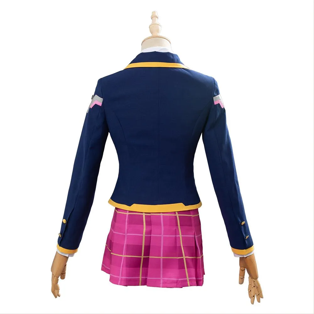 Overwatch Academy Dva Skin 3-YEAR Anniversary Outfit Cosplay Costume