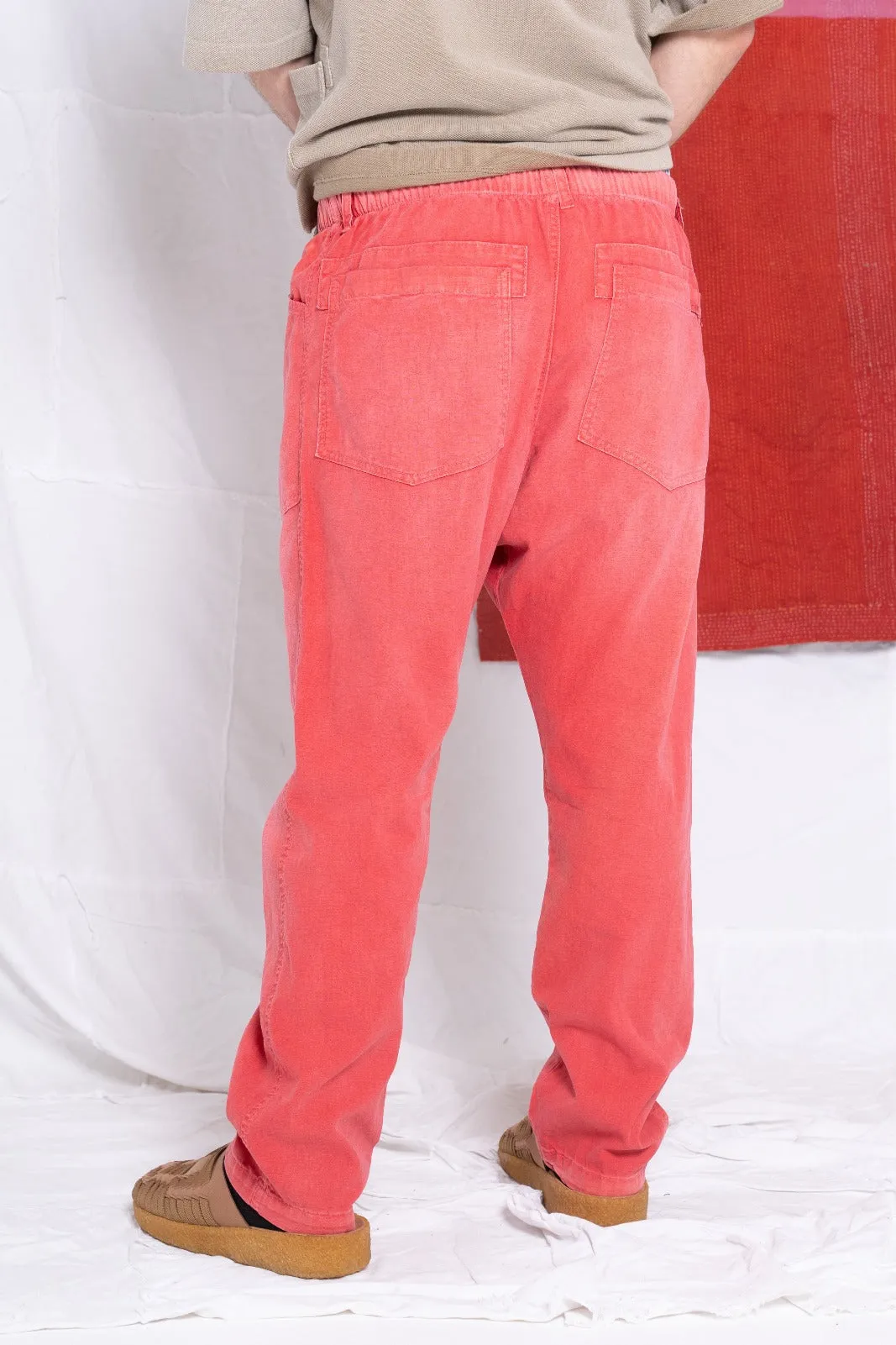 P38 Hemp & Organic Cotton Sunfaded Dye Red