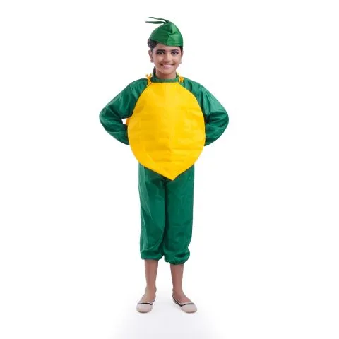 Papaya fruit costume for Girls and Boys for kids fancydress competitions