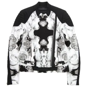Photographic Rose Print Jacket