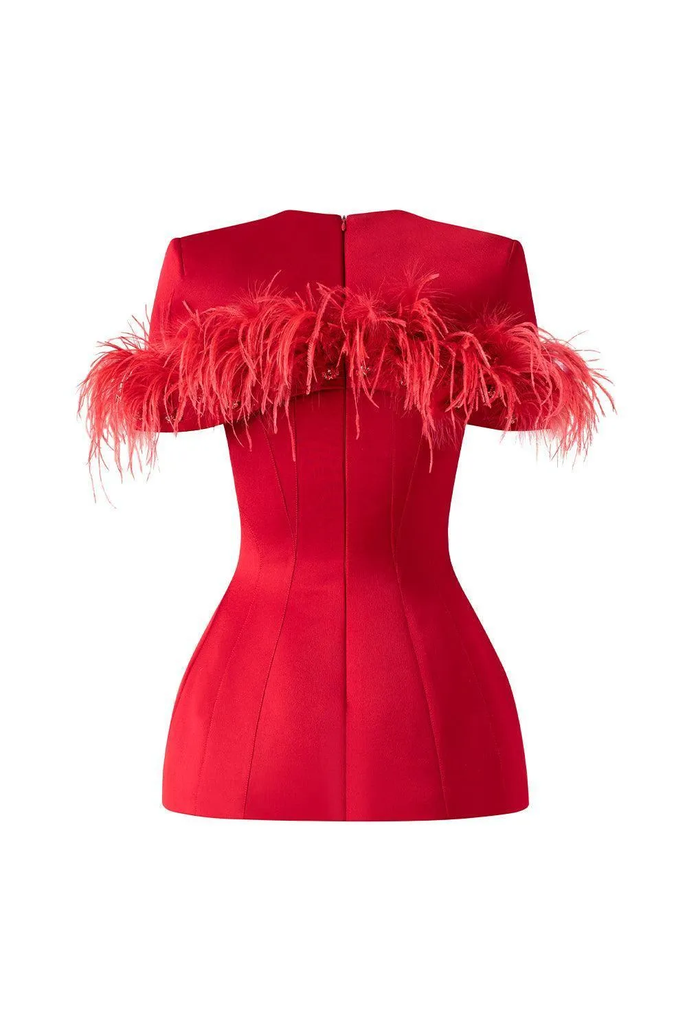 Piper Hourglass Cape Shoulder Taffeta Coat