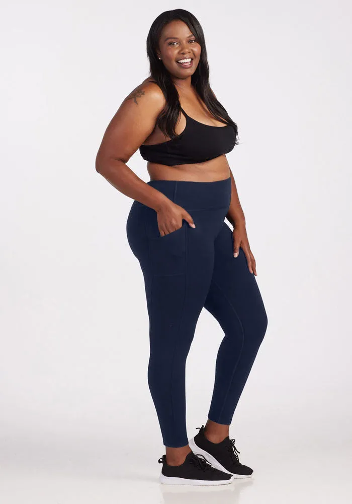 Piper Pocket Leggings - Deep Navy