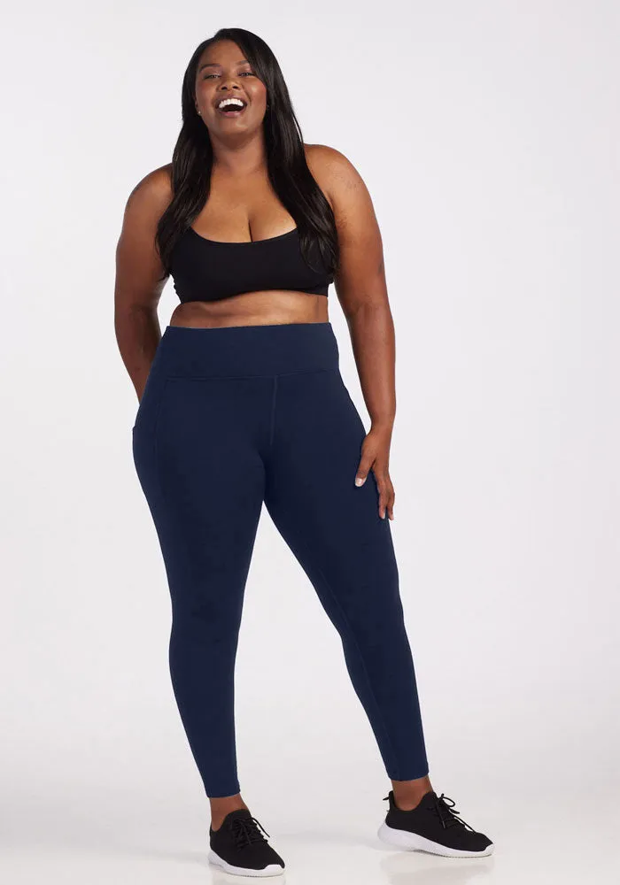 Piper Pocket Leggings - Deep Navy