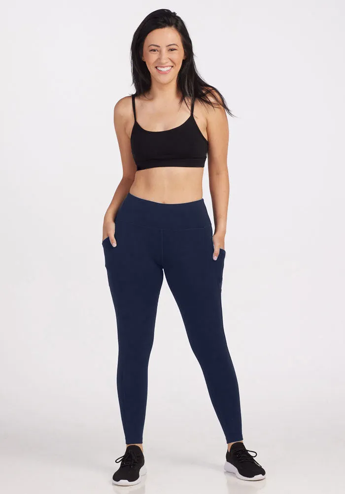 Piper Pocket Leggings - Deep Navy