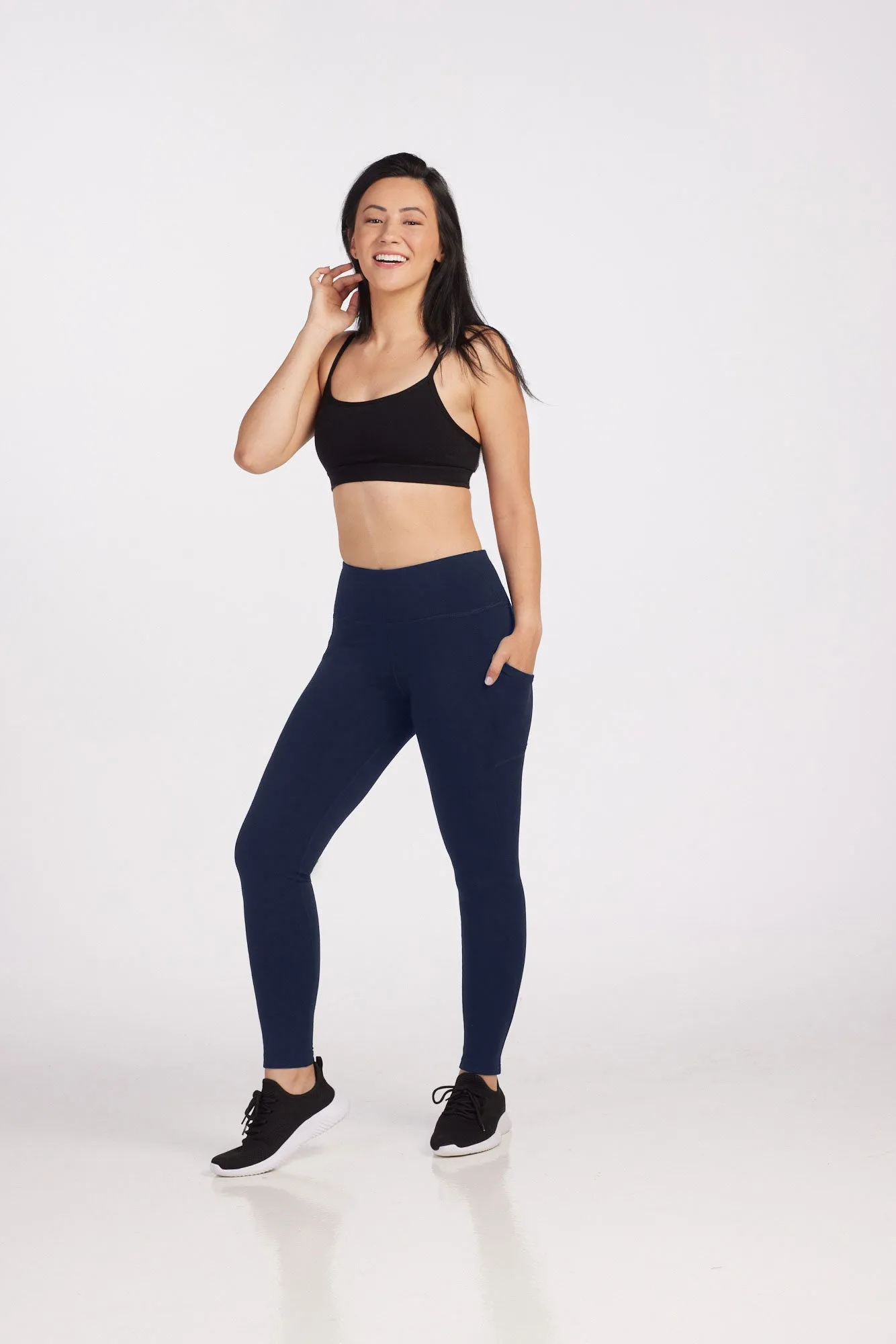 Piper Pocket Leggings - Deep Navy