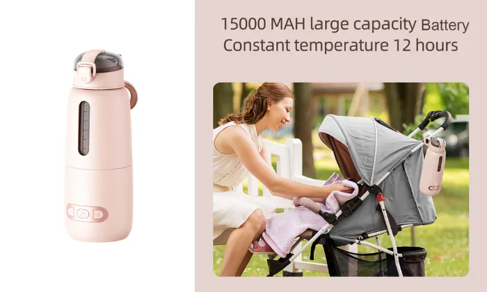 Portable Water Warmer For Baby Formula 300ml Capacity