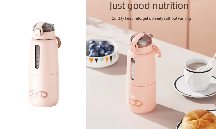 Portable Water Warmer For Baby Formula 300ml Capacity