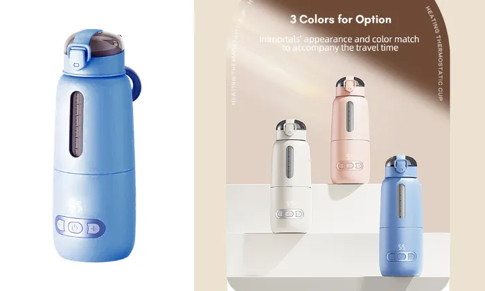 Portable Water Warmer For Baby Formula 300ml Capacity