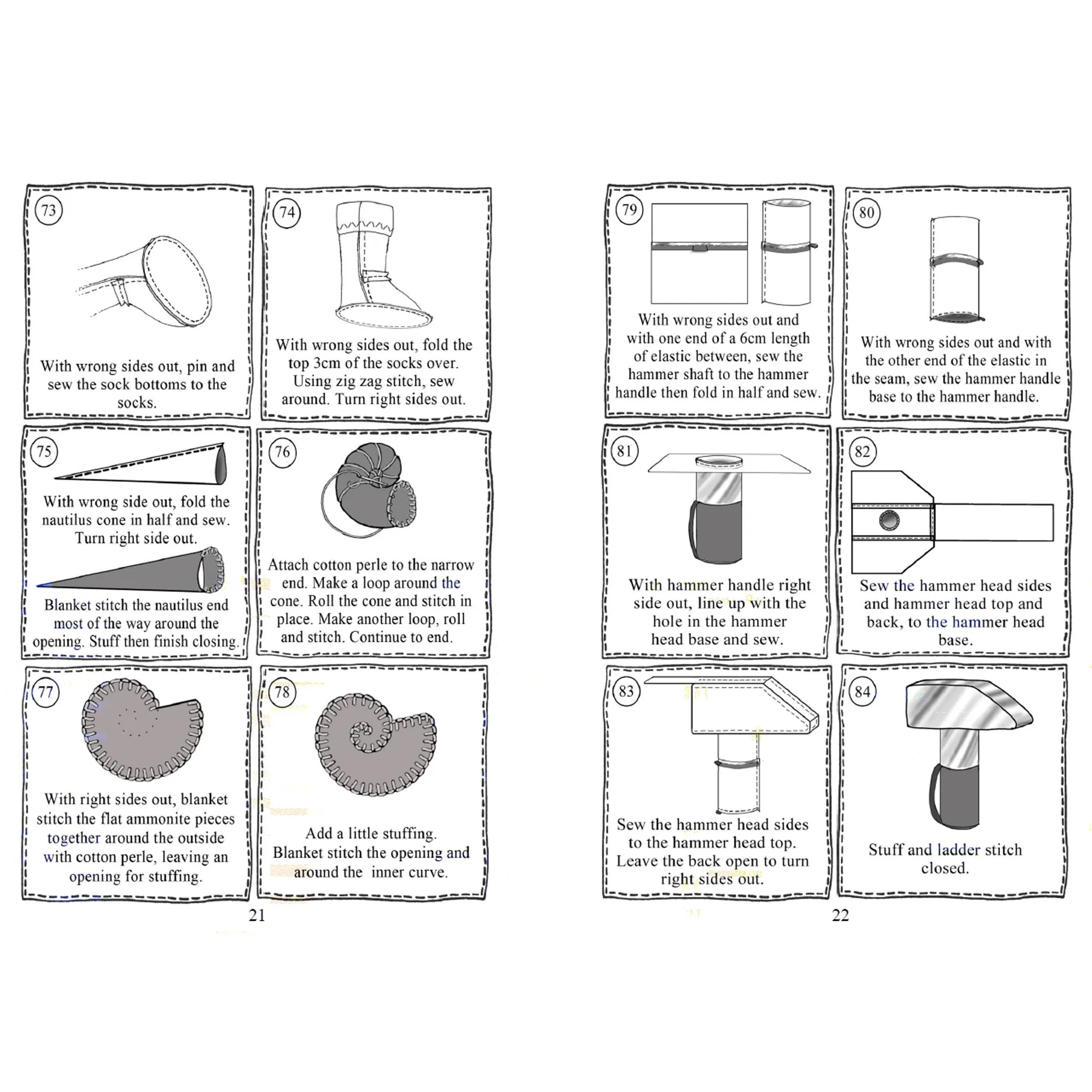 Rag Doll Outfit Fossil Hunter- Pattern and Instructions Booklet - to fit our 54cm Rag Doll