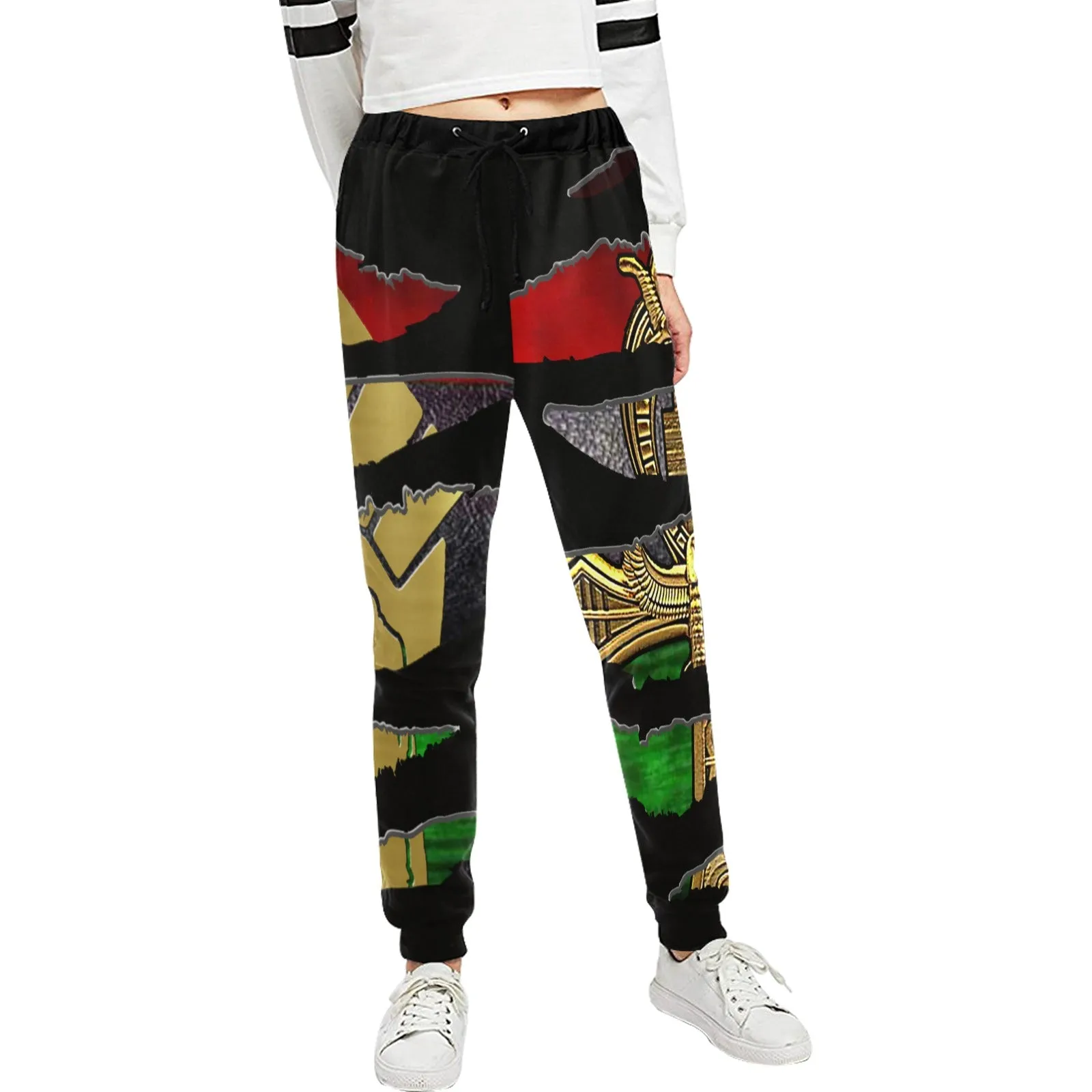 RBG ANKH RIPPED Unisex Sweatpants