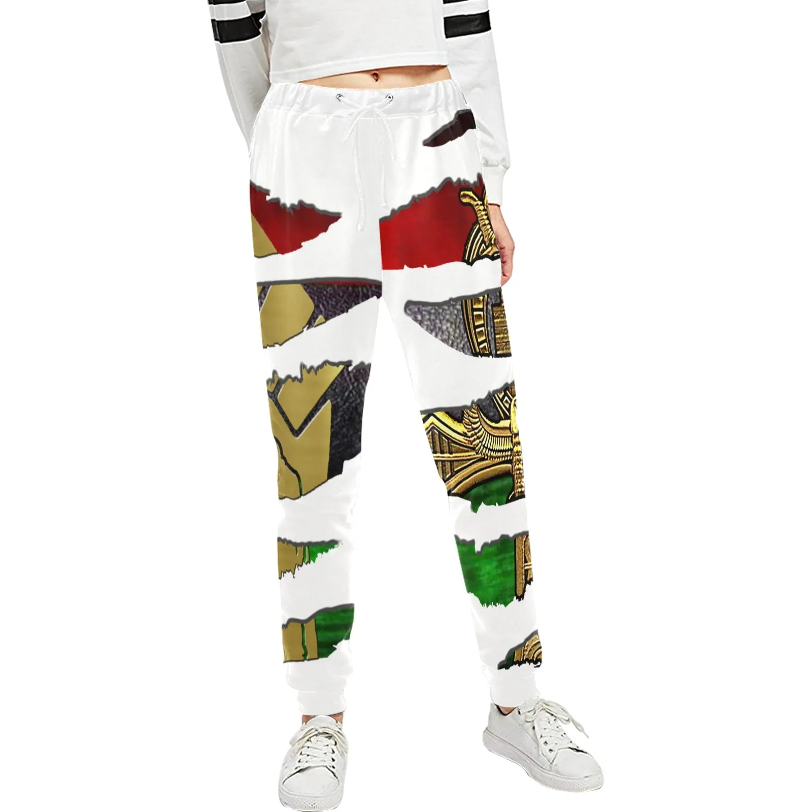 RBG ANKH RIPPED Unisex Sweatpants