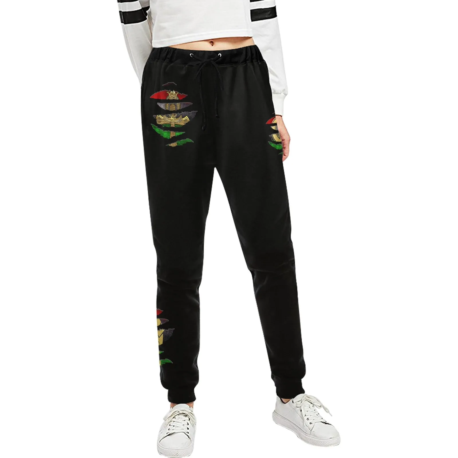 RBG ANKH RIPPED Unisex Sweatpants