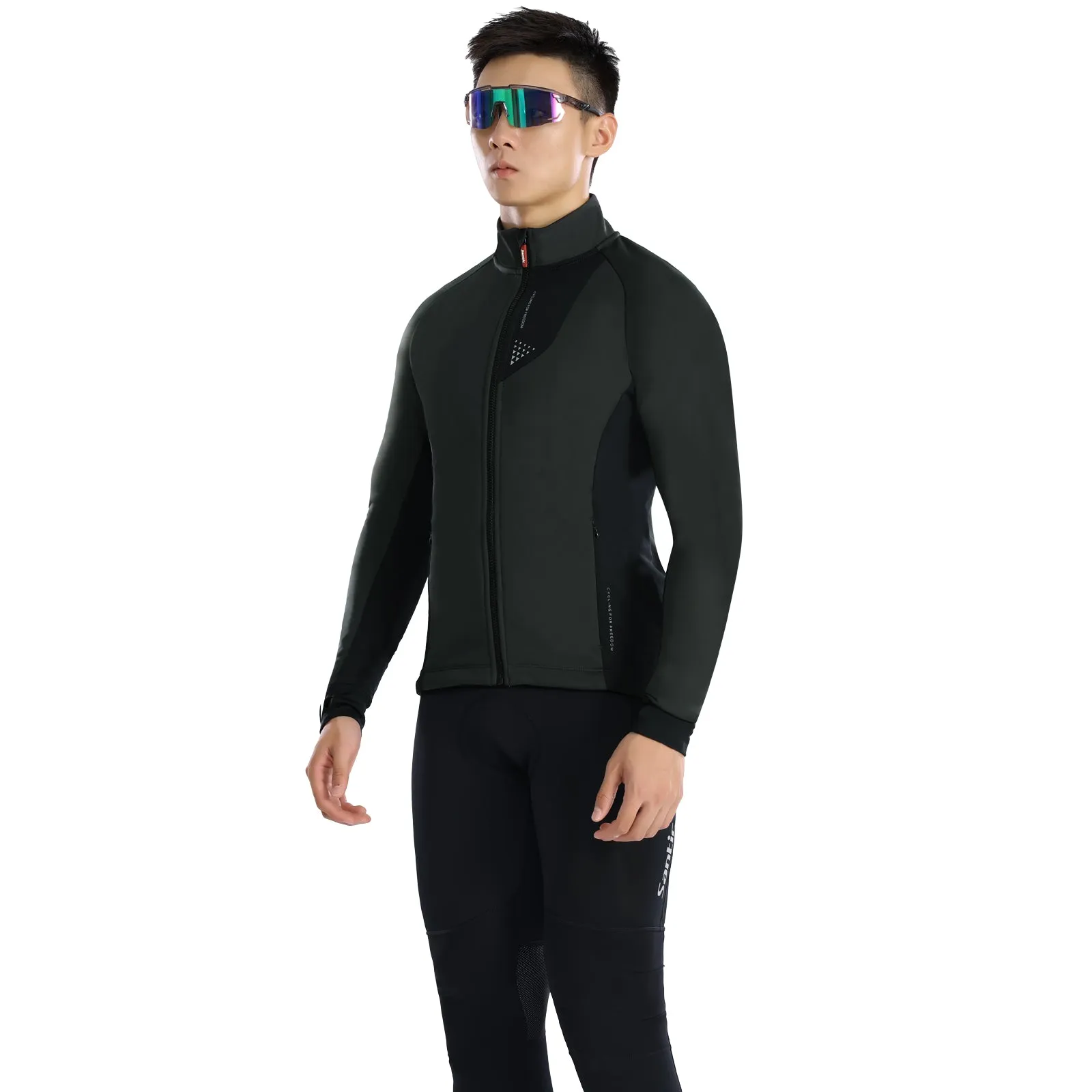Santic Hilton Men’s Cycling Winter Jacket for Cyclist Thermal