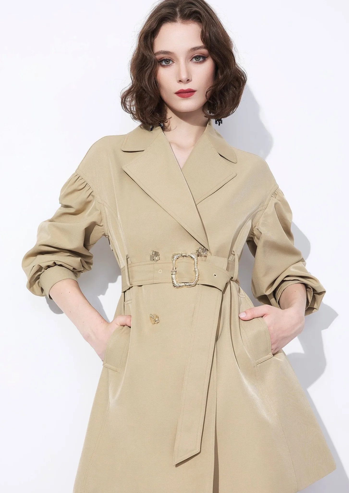 SHORT TRENCH COAT
