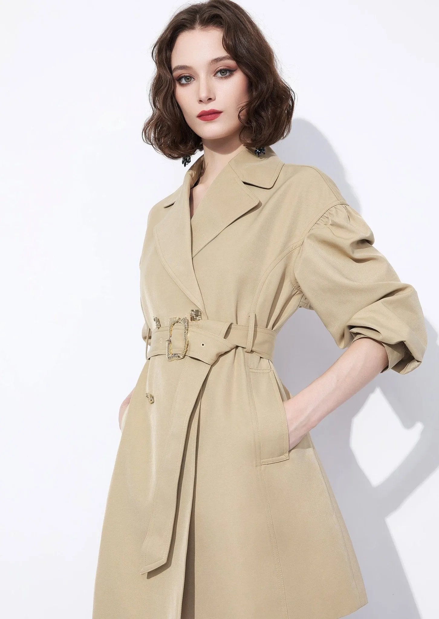 SHORT TRENCH COAT