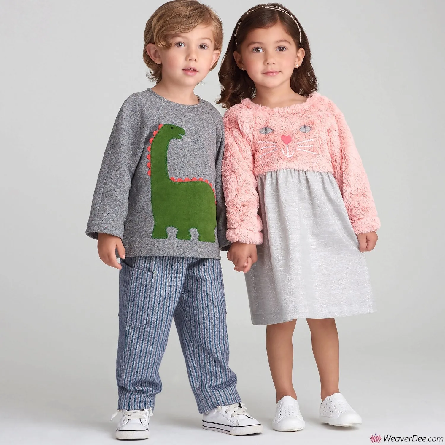 Simplicity Pattern S9023 Toddlers' Dresses, Top & Pants