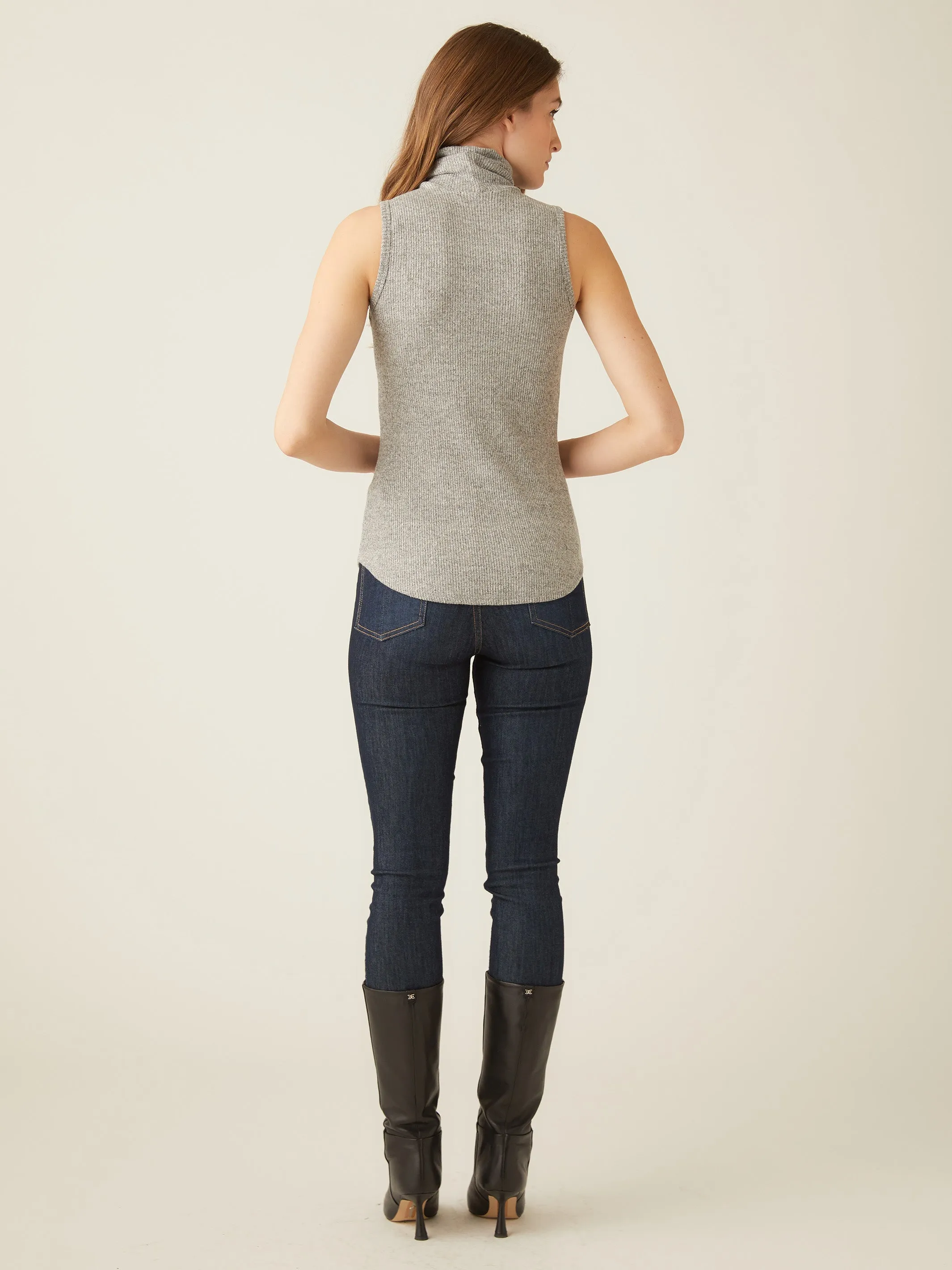 Sleeveless Turtleneck