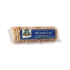South Cape Crispbread Blue Poppy & Rye 100g