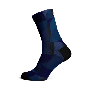 Sox Solid Navy Crew Length Socks
