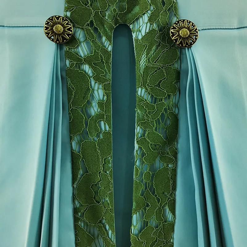 Stede Bonnet Costume Our Flag Means Death Season 1 Cosplay Teal Pirate Coat Suit Outfit