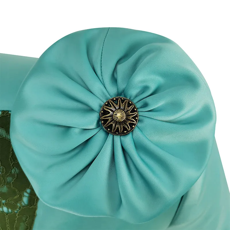 Stede Bonnet Costume Our Flag Means Death Season 1 Cosplay Teal Pirate Coat Suit Outfit