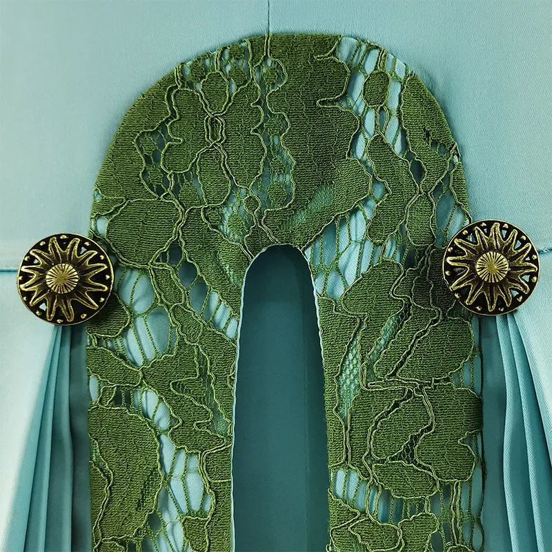 Stede Bonnet Costume Our Flag Means Death Season 1 Cosplay Teal Pirate Coat Suit Outfit