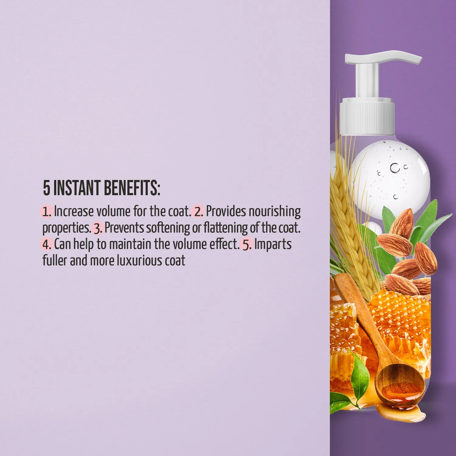 Tauro Pro Line Ultra Natural Care spray volume boost leave-in conditioner for dogs and cats coat