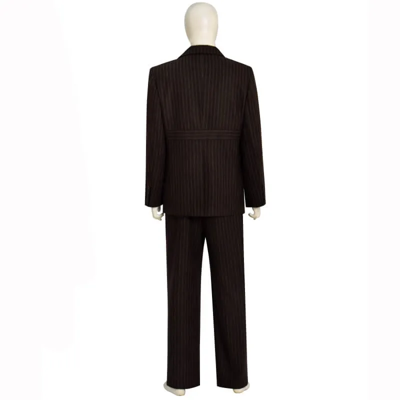 Tenth Doctor Brown Wool Suit Doctor Who 10th Doctor Cosplay Costume ACcosplay