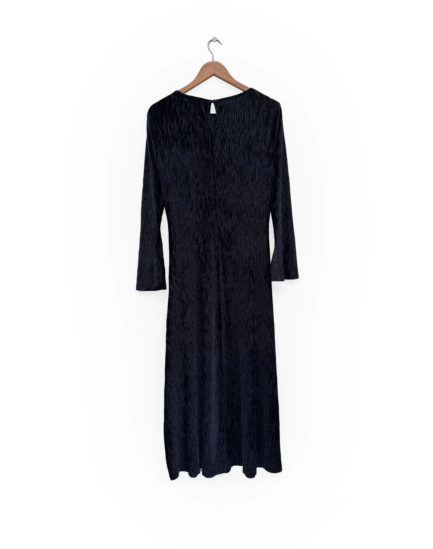 Texture Dress in Navy