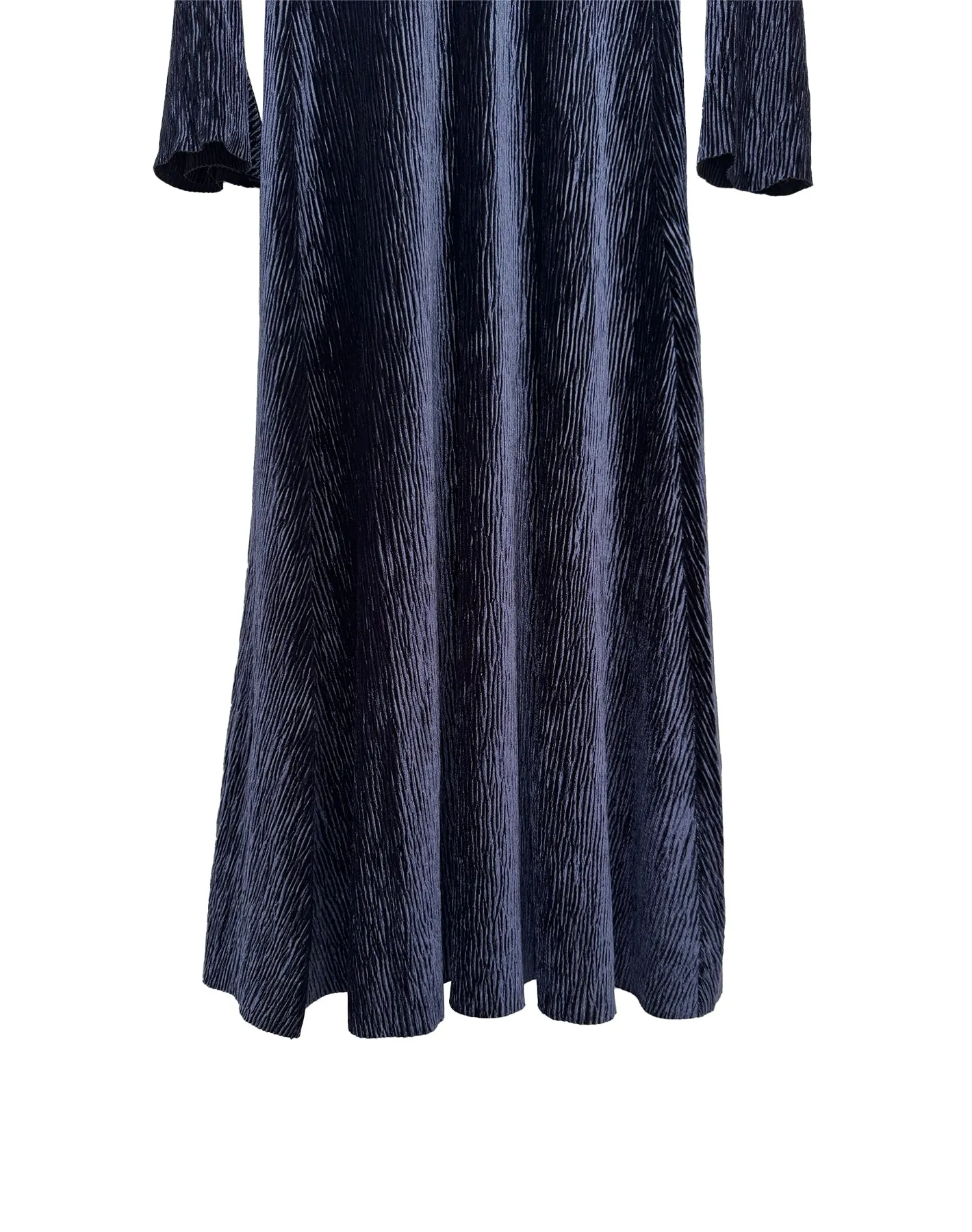 Texture Dress in Navy