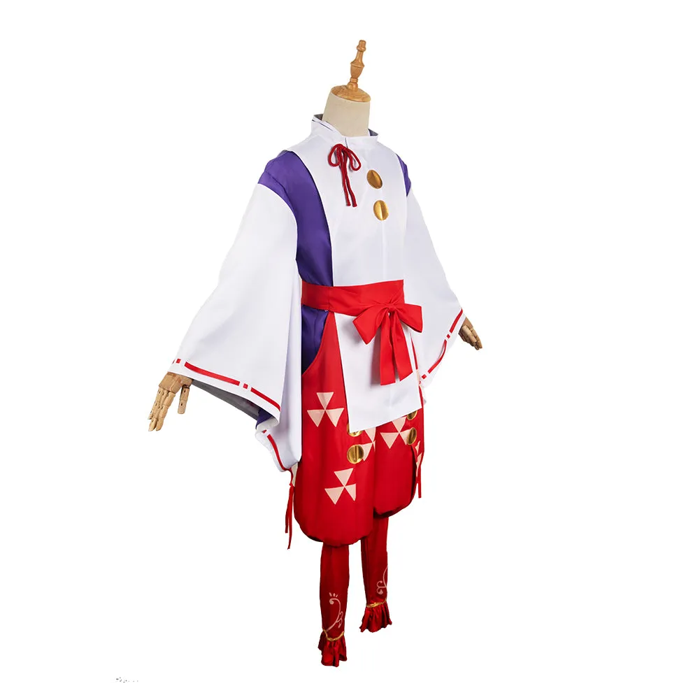 The Elusive Samurai Tokiyuki Hojo Red Outfit Party Carnival Halloween Cosplay Costume