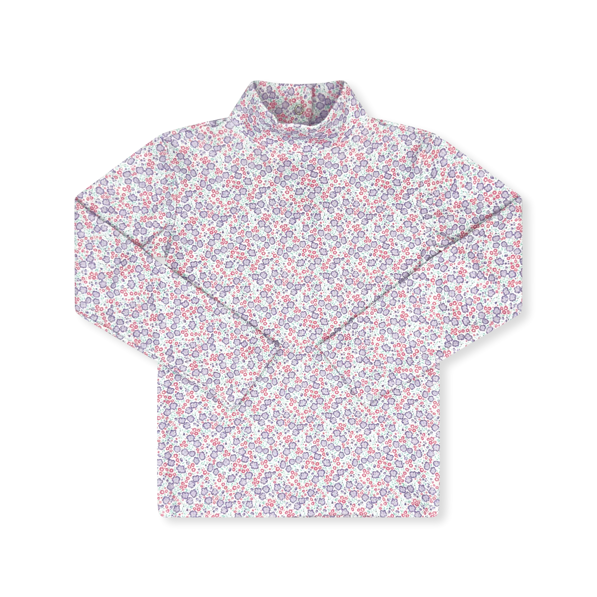 Tiny Tots Turtleneck - Sweet Pea Floral