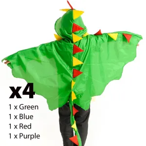 Toddler Dragon Cape x 4