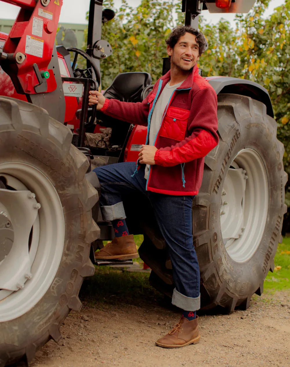 Tractor Men's Bamboo Crew Socks