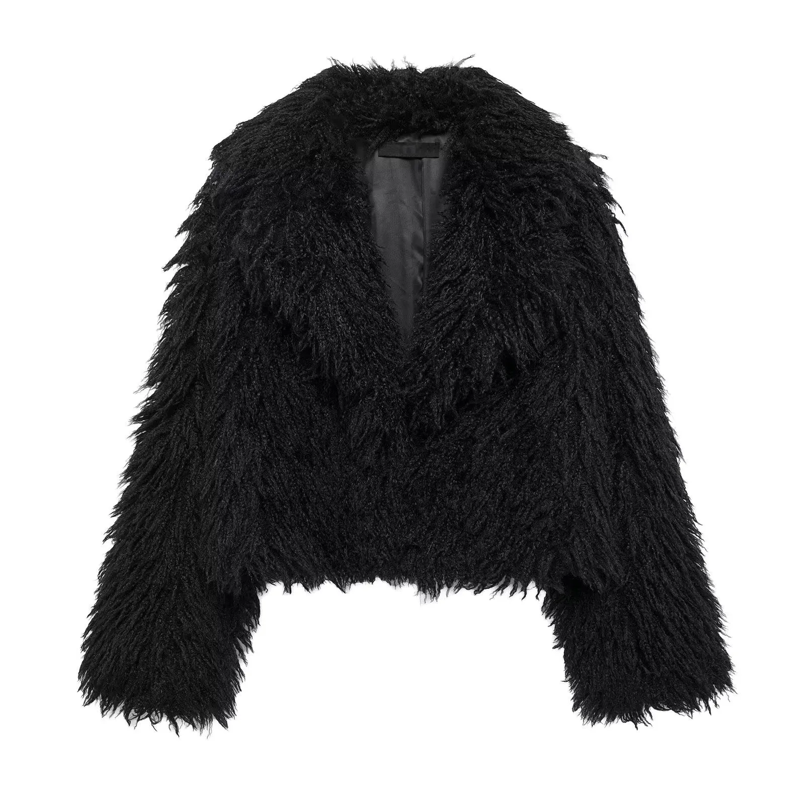 Uniwim cold weather outfits Women's Winter Fashion Environmental Protection Artificial Fur Short Coat D69135