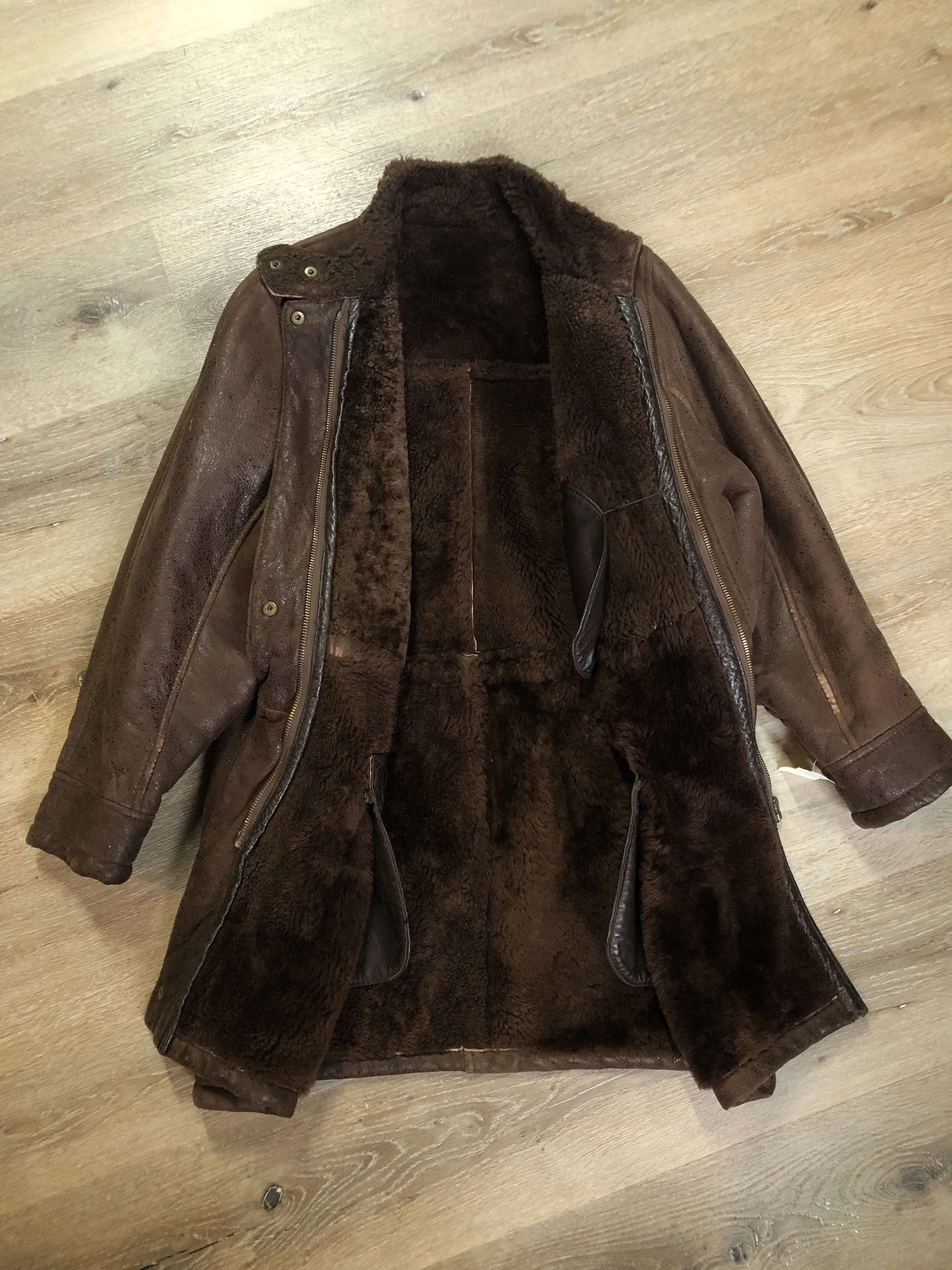 Vintage Jean Claude Poitras Shearling