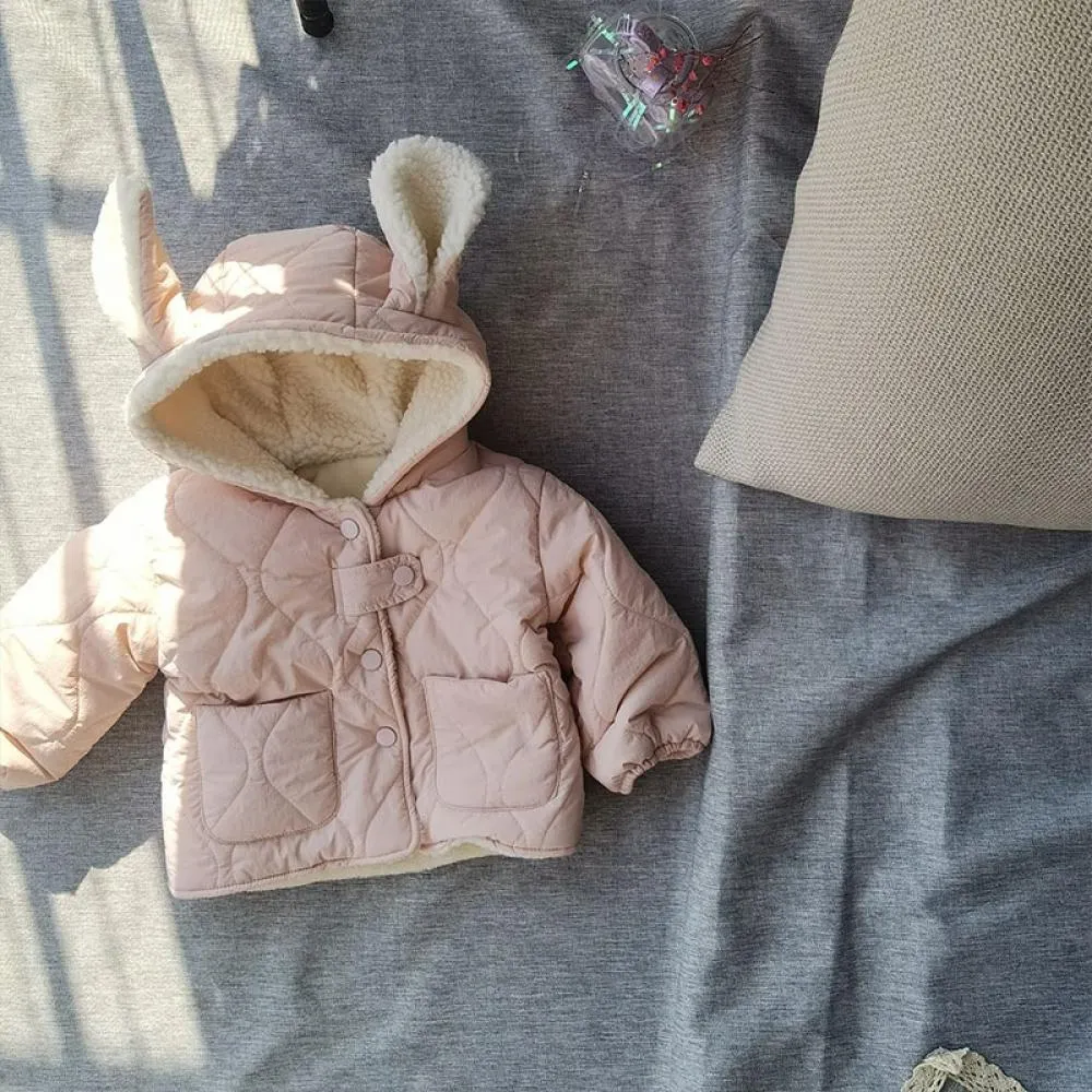 Winter Baby Girl Warm Hooded Cardigan Coat Wholesale Girls Clothes