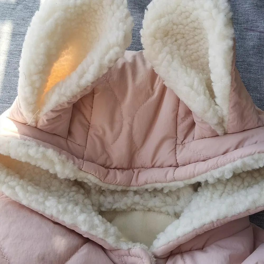 Winter Baby Girl Warm Hooded Cardigan Coat Wholesale Girls Clothes