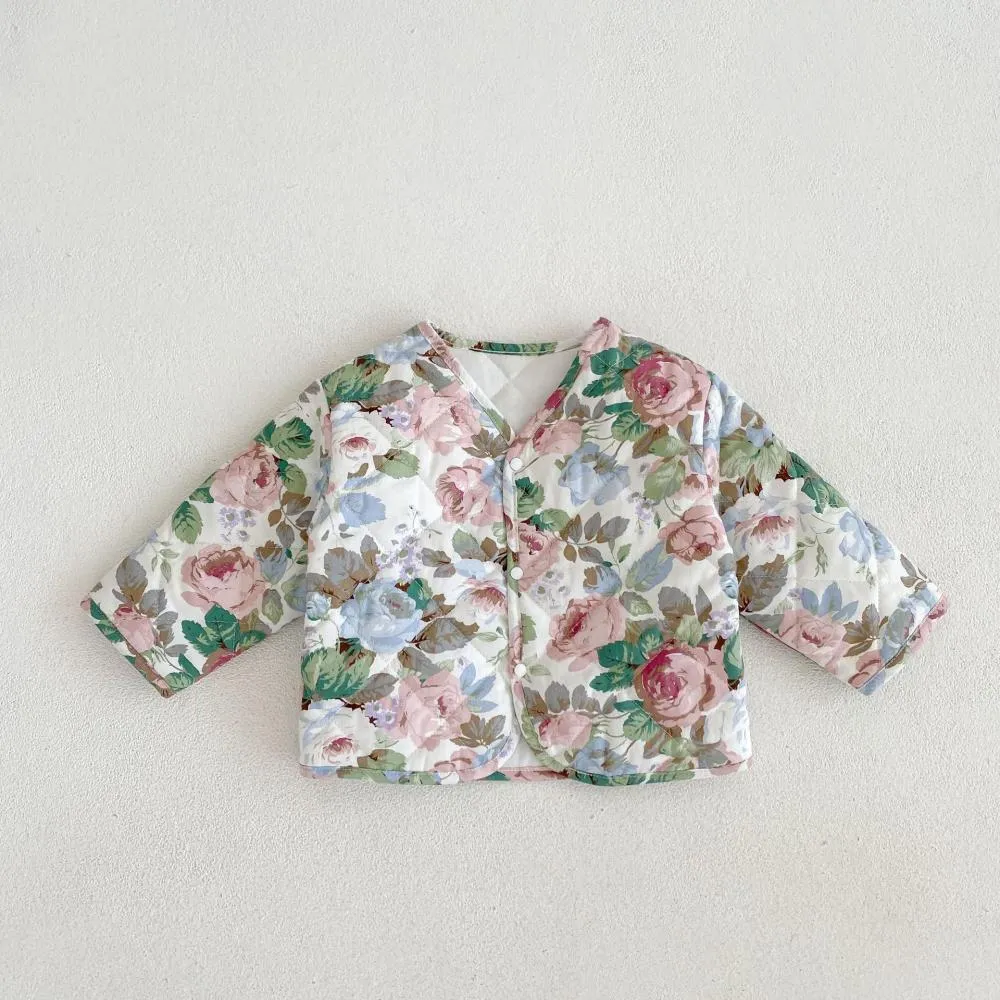 Winter Baby Girls Cotton Thicken Cardigan Coat Wholesale Girls Clothes