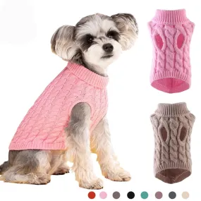 Winter Chic Pet Sweater