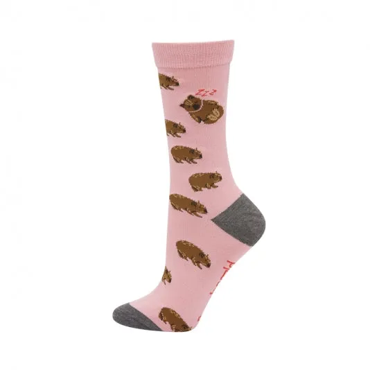 Wombat Women's Bamboo Crew Socks